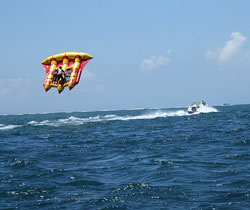 flying fish at tanjung benoa bali