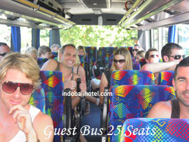 australia guest at bus rental bali at bus 25 seats