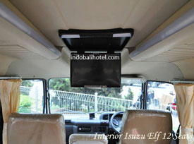 interior isuzu elf 12 seats bali