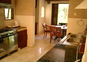 kitchen room at alam puri villa