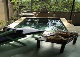 pool duplex villa at alam puri villa