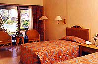 twin bed room at bali rani