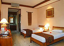 twin bed at istana rama hotel