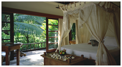pool villa room at komaneka resort