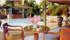 the restaurant of kuta bungalows bali