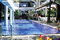 Swimming pool at Melasti Bungalows Bali