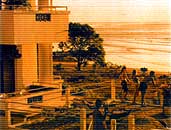 view from Melasti Beach Bungalows