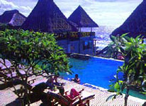 sharing swimming pool at mercure hotel.