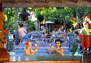 Pool bar at Segara Village Bali